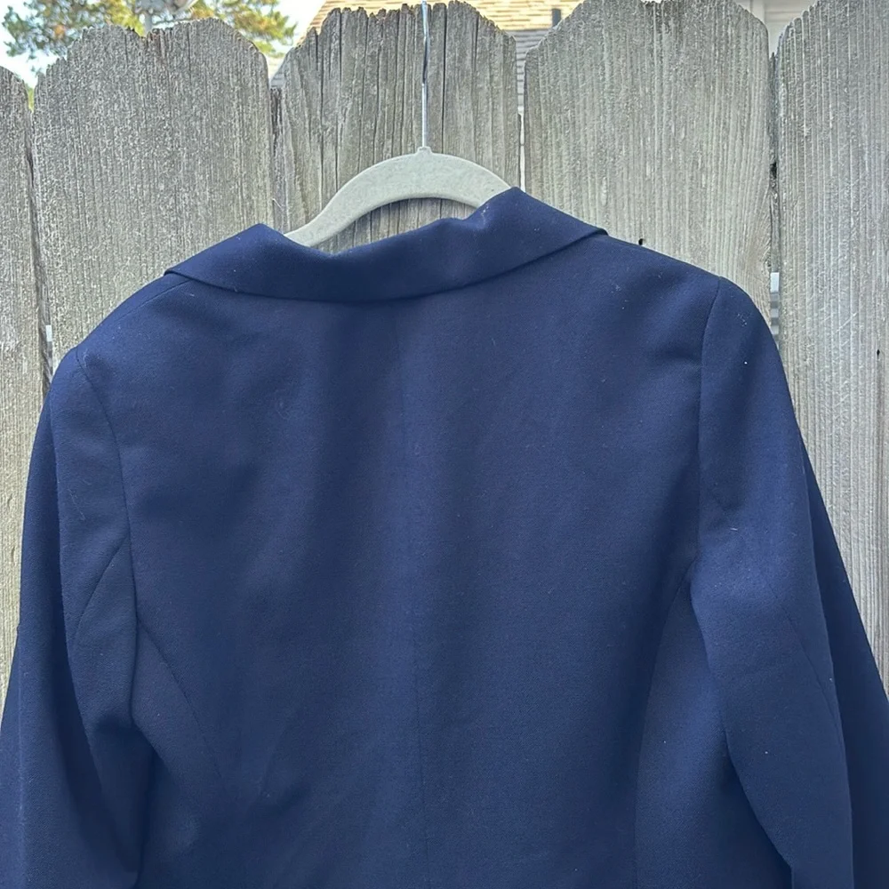 Pendleton Navy Blue Blazer Jacket Classic Style Women’s Size 8 - Picture 7 of 8